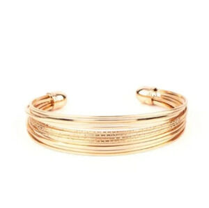 New Gold Wire Cuff Bracelet